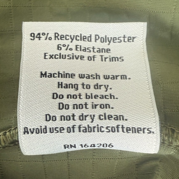 Dudley Stephens Smith Point Pullover Army Green Waffle XS NWT - Picture 5 of 9